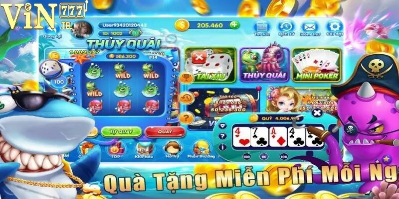 Sở hữu tính năng độc đáo của game bắn cá
